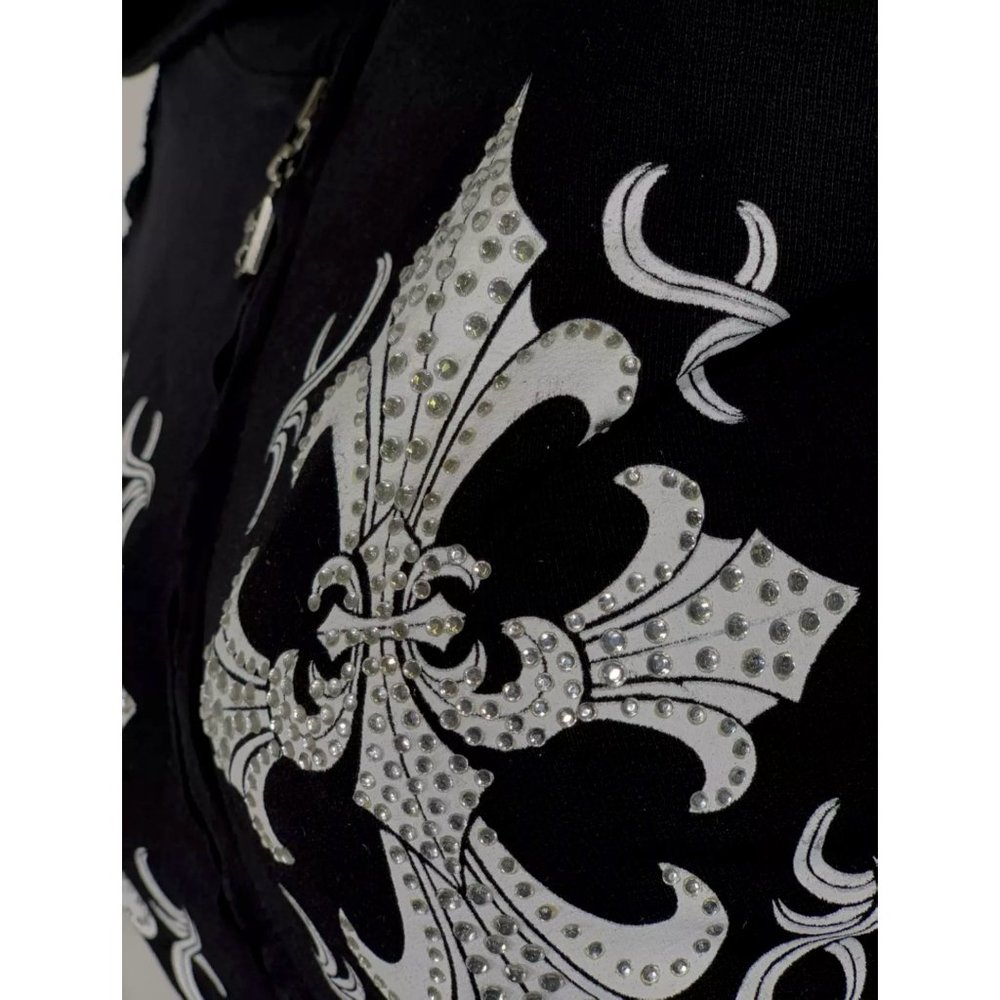 Affliction Women's Hoodie Sweat Shirt MARIA CROSS - Picture 8 of 11